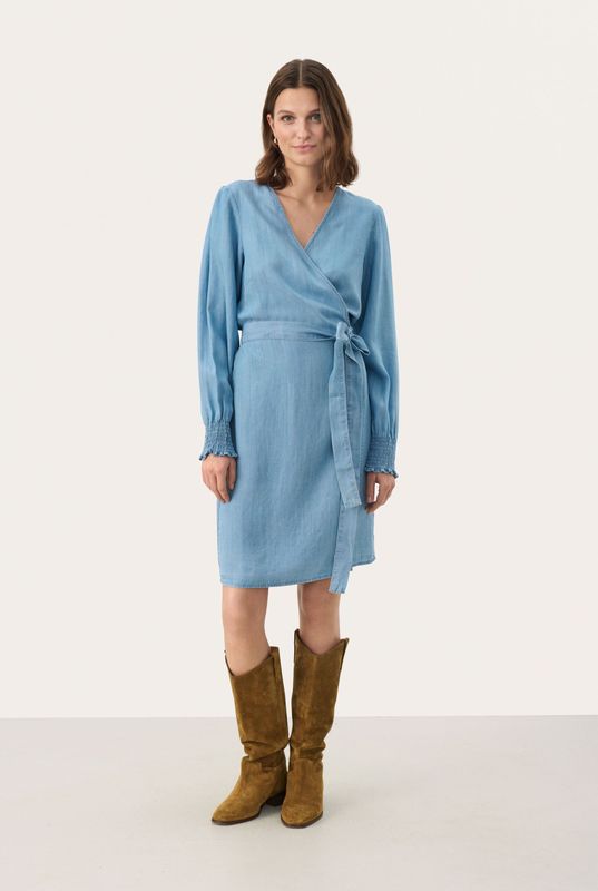 Part Two - Denim Jurk - Lichtblauw - 100% Lyocell