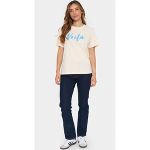 T-shirt Regular fit Pearled Ivory Ultramarine offwhite