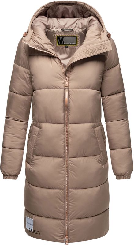MARIKOO Wintermantel  donkerbeige