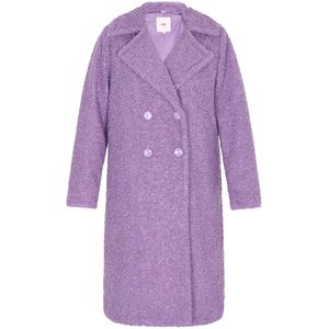 Mymo - Trenchcoat - Lavendel - Halflange Snit - Zachte Stof
