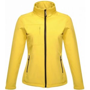 Regatta - Dames Professional Octagon II Waterdichte Softshell Jas (Geel/Zwart) - Maat 46