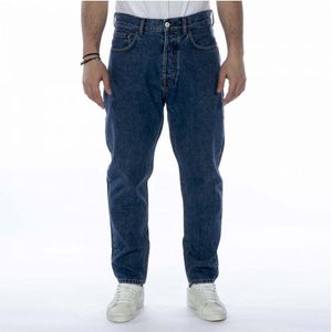 Jeans Amish Jeremiah Denim Stone Wash Blauw