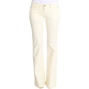 Costume National Damesjeans Wit Katoen Stretch Flare