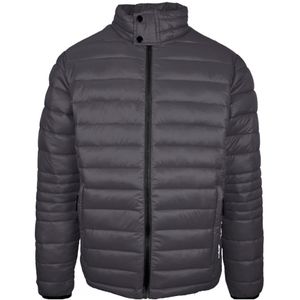Plein Sport Plain Padded Grey Jacket