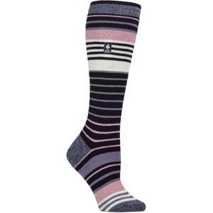 Dames Ultra Lichte Dunne Thermische Winter Skisokken met Strepen