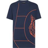 Plein Sport - T-Shirt Ronde Hals Tiger - Blauw - Katoen