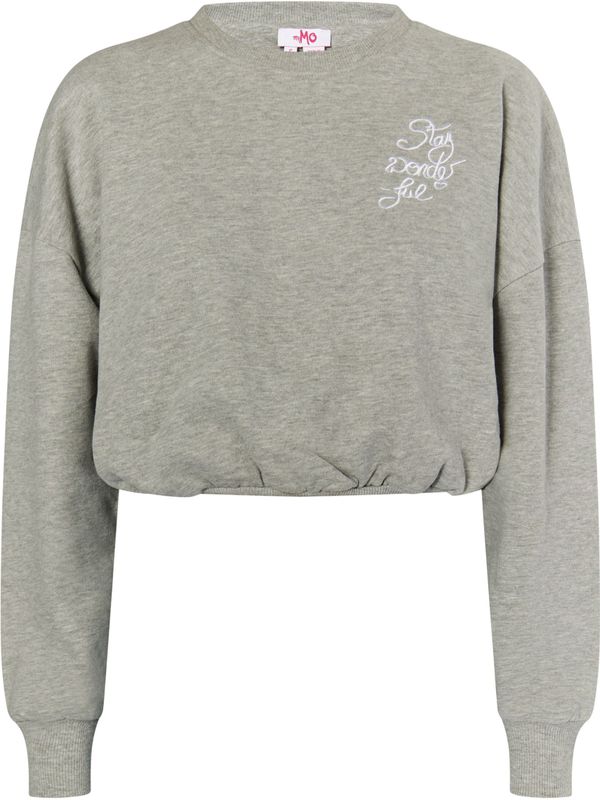 MYMO - Blonda - Sweatshirt - Grijs Gemêleerd - Lange Mouw