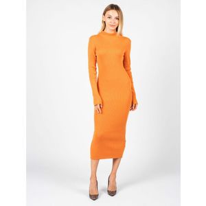Silvian Heach jurk Hara Vrouw oranje
