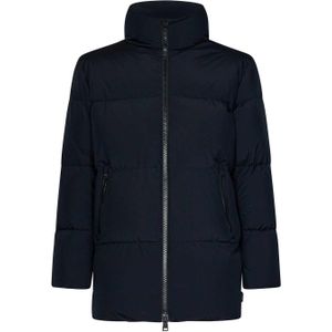 HERNO marineblauw Gore-Tex donsjack