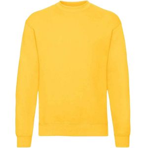 Fruit of the Loom Heren Klassiek 80/20 Ingezet Sweatshirt (Zonnebloem)