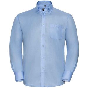 Russell Collection Heren Ultimate Formeel Overhemd Met Lange Mouwen (Heldere lucht)