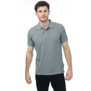 Gant Heren Rugger Piqué Regular Poloshirt (Grijs)