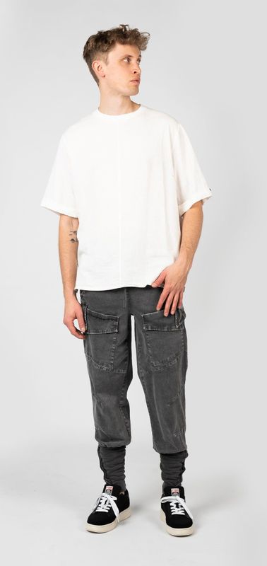 Xagon Man - T-shirt - Wit - Heren - Linnen