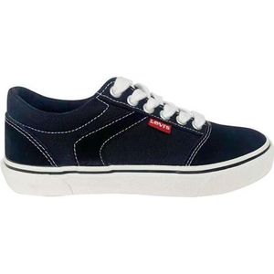 Boy's Levis Juniors Philly Canvas Low Trainers in Black
