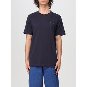 Marni - Cotton Logo T-Shirt - Zwart - Heren - Katoen