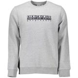 Napapijri - Sweatshirt - Grijs - Katoen - 90% Katoen, Polyester