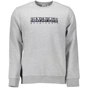 Napapijri - Sweatshirt - Grijs - Katoen - 90% Katoen, Polyester
