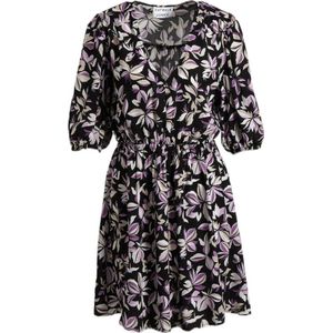 Catwalk Junkie Jurk DR SLOW DANCE Met All Over Print Violet - Maat L