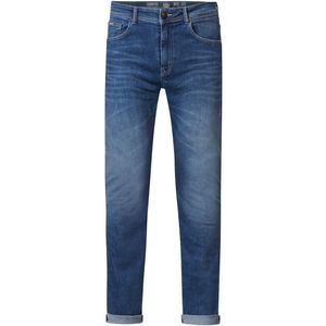 Petrol Industries - Heren Seaham VTG Slim Fit Jeans - Blauw