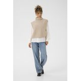 Mouwloos vest CRFrina Mouwloos vest Straight fit beige