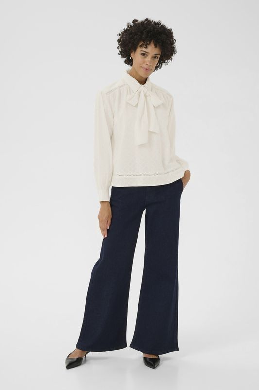 Part Two, Dames, Blouses & Shirts, Beige, Maat: XS Katoen,