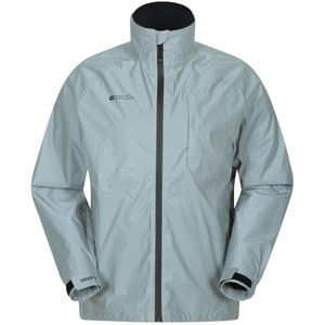 Mountain Warehouse Heren Adrenaline II Waterdichte Jas (Zilver)