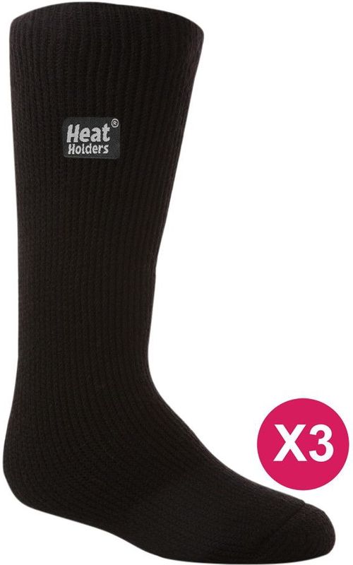 Heat Holders - Set van 3 - Thermosokken - Zwart - Hoge Tog Rating van 2.34