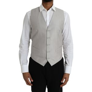 Dolce & Gabbana, Heren, Pakken, Grijs, Maat: XL Poliester,