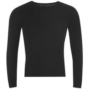 Heren lonsdale T-shirt met lange mouwen in zwart