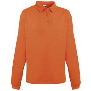Russell Europe Mens Heavy Duty Collar Sweatshirt (Oranje)