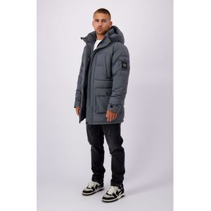 Black Bananas Commander Parka Jas, Grijs