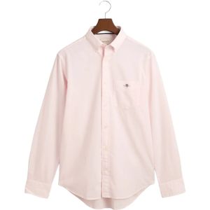 Gant Heren A.Shield Poplin Regular Overhemd (Roze)