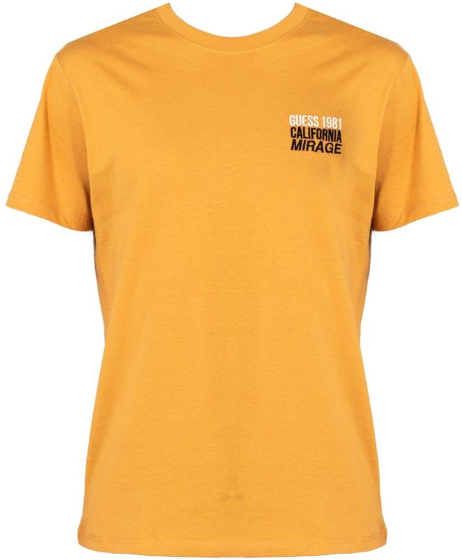 Guess - T-Shirt Mirage - Oranje - Mannen