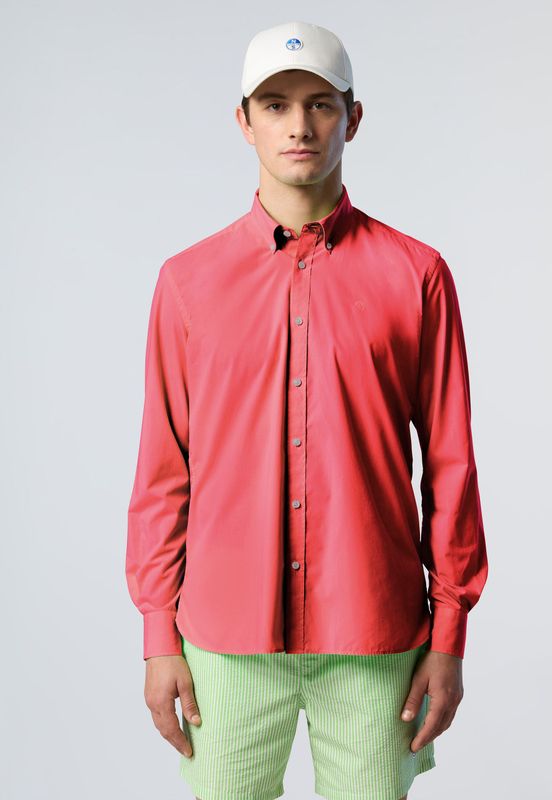 North Sails - Overhemd - Poplin - Met Corozo Knopen