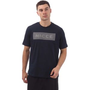 Nicce Heren Alttio Logo T-Shirt (Marine)