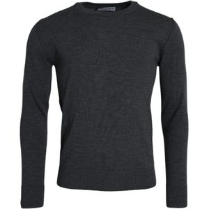 Dolce & Gabbana - Crew Neck Pullover Sweater - Grijs - 100% Wol