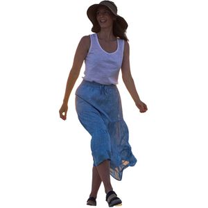 Mountain Warehouse Dames/Dames Palermo tierende midirok (Maisblauw)