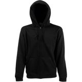 Fruit Of The Loom - Heren Sweatshirt - Zwart - Met Capuchon