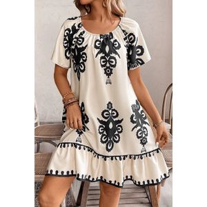 Geprinte Casual Zomerjurk
