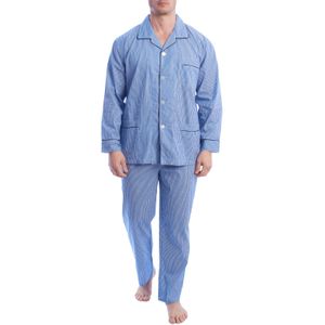KLP5 mannen poplin stijl pyjama's