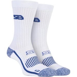 Storm Bloc - Herensokken met sportkussens van katoen - Wit