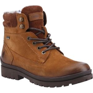 Hush Puppies Dames/dames Annay Leren Combat Boots (Kameel)