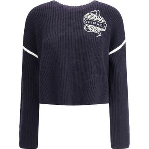 Geborduurd Slanglogo Trui