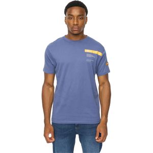 Duck and Cover Heren Ambridge T-Shirt (Denim Blauw)