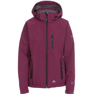 Trespass - Dames Bela II Waterbestendige Softshell Jas (Bordeaux Rood) - Maat 2XS