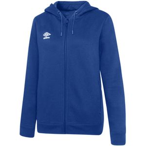 Umbro Dames/Dames Club Vrije tijd Hoodie met volledige rits (Koningsblauw/Wit)