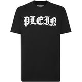 Philipp Plein, Heren, Tops, Zwart, Maat: S Katoen,