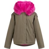 Mymo - Winterjas - Olijf violet - Dames