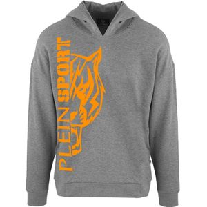 Plein Sport zijlogo grijze hoodie