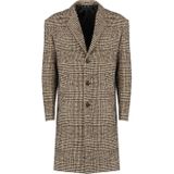 Xagon Man - Klassieke Geruite Jas - Beige - Heren